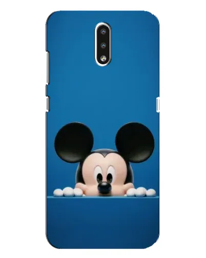 Чехол для Nokia 2.3 с картинкой «Микки выглядывает»