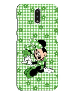 Чехол для Nokia 2.3 с картинкой «Mickey в клетку»