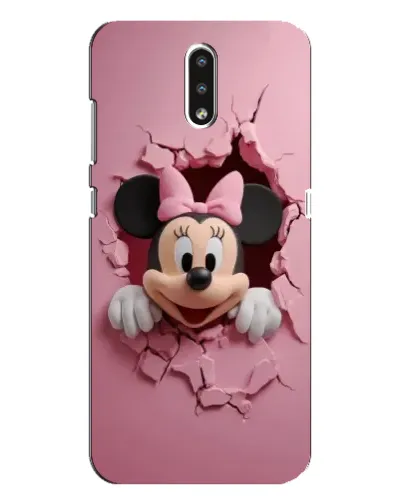Чехол для Nokia 2.3 с картинкой «Минни сквозь стену»