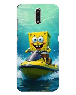 Чехол для Nokia 2.3 с картинкой «Спанч Боб на гидроцикле» Чехол для Nokia 2.3 с картинкой «Спанч Боб на гидроцикле»