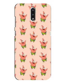 Чехол для Nokia 2.3 с картинкой «Патрик Стар паттерн»
