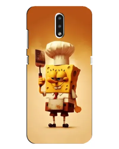 Чехол для Nokia 2.3 с картинкой «Губка Боб повар»