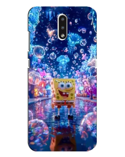 Чехол для Nokia 2.3 с картинкой «Неоновый океан»