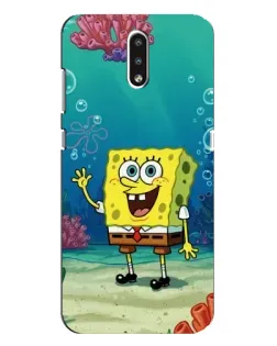 Чехол для Nokia 2.3 с картинкой «Подводный привет»