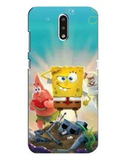 Чехол для Nokia 2.3 с картинкой «Спанч Боб победитель»