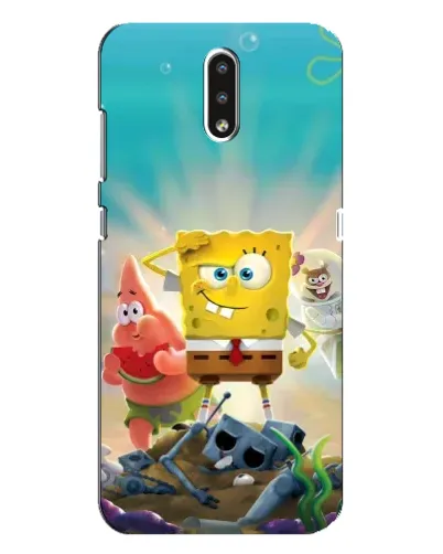 Чехол для Nokia 2.3 с картинкой «Спанч Боб победитель»
