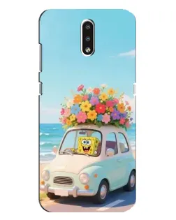 Чехол для Nokia 2.3 с картинкой «Автомобильное путешествие»