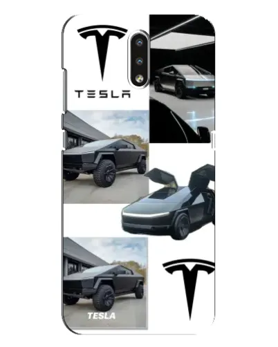 Чохол для Nokia 2.3 з картинкою «Колаж Cybertruck Tesla»