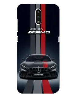 Чехол для Nokia 2.3 с картинкой «Mercedes — белый карбон» Чехол для Nokia 2.3 с картинкой «Mercedes — белый карбон»
