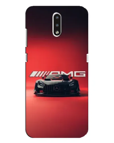 Чехол для Nokia 2.3 с картинкой «Mercedes AMG — красная линия»