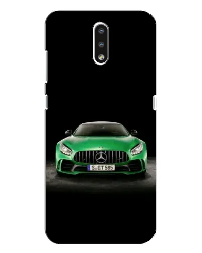 Чехол для Nokia 2.3 с картинкой «Mercedes — неоновый лого»