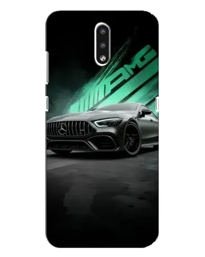 Чехол для Nokia 2.3 с картинкой «Темный Mercedes AMG»