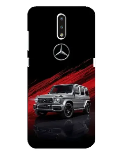 Чехол для Nokia 2.3 с картинкой «Mercedes G-Class красный»