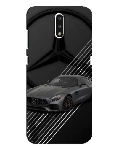 Чехол для Nokia 2.3 с картинкой «Mercedes AMG — графика»