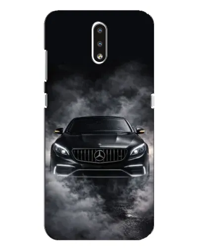 Чехол для Nokia 2.3 с картинкой «Mercedes в дыму»