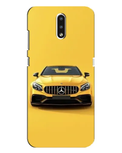 Чехол для Nokia 2.3 с картинкой «Желтый Mercedes GT»