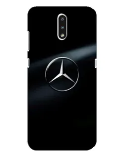 Чехол для Nokia 2.3 с картинкой «Mercedes на металле» Чехол для Nokia 2.3 с картинкой «Mercedes на металле»