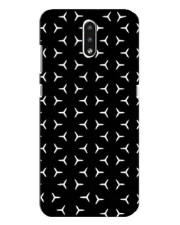 Чехол для Nokia 2.3 с картинкой «Mercedes паттерн звезд» Чехол для Nokia 2.3 с картинкой «Mercedes паттерн звезд»