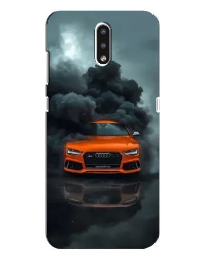 Чехол для Nokia 2.3 с картинкой «Audi в облаках дыма» Чехол для Nokia 2.3 с картинкой «Audi в облаках дыма»