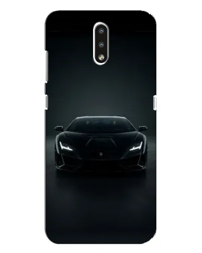 Чехол для Nokia 2.3 с картинкой «Черный Lamborghini Aventador» Чехол для Nokia 2.3 с картинкой «Черный Lamborghini Aventador»