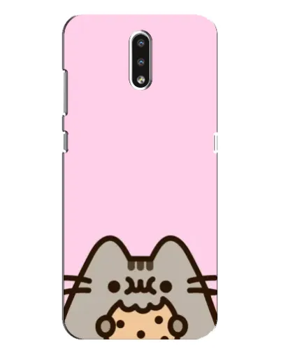 Чехол для Nokia 2.3 с картинкой «Pusheen и печенье»