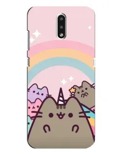 Чехол для Nokia 2.3 с картинкой «Единорог Pusheen»
