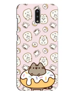 Чехол для Nokia 2.3 с картинкой «Пушин на пончике»