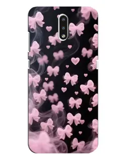 Чехол для Nokia 2.3 с картинкой «Неоновое кружево»