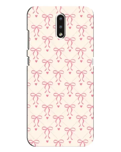 Чехол для Nokia 2.3 с картинкой «Розовые бантики Coquette» Чехол для Nokia 2.3 с картинкой «Розовые бантики Coquette»