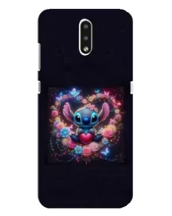 Чохол для Nokia 2.3 з картинкою «Stitch у квітах» Чохол для Nokia 2.3 з картинкою «Stitch у квітах»