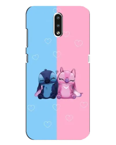 Чохол для Nokia 2.3 з картинкою «Stitch та Angel Love»
