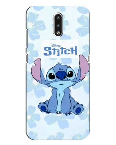 Чохол для Nokia 2.3 з картинкою «Stitch серед квітів»