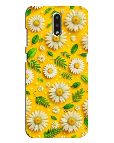 Чехол для Nokia 2.3 с картинкой «Ромашковое солнце»