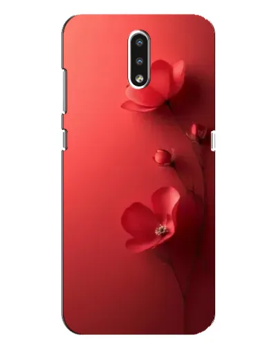 Чехол для Nokia 2.3 с картинкой «Маковые соцветия»