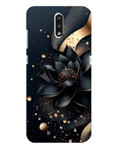 Чехол для Nokia 2.3 с картинкой «Черный лотос»