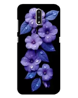 Чехол для Nokia 2.3 с картинкой «Фиолетовые цветы с росою» Чехол для Nokia 2.3 с картинкой «Фиолетовые цветы с росою»