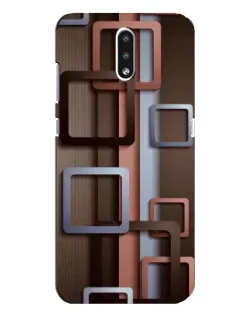 Чохол для Nokia 2.3 з картинкою «Коричневі об'ємні квадрати» Чохол для Nokia 2.3 з картинкою «Коричневі об'ємні квадрати»