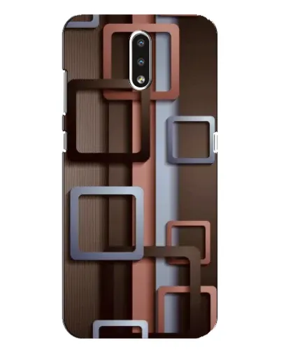 Чехол для Nokia 2.3 с картинкой «Коричневые объемные квадраты» Чехол для Nokia 2.3 с картинкой «Коричневые объемные квадраты»
