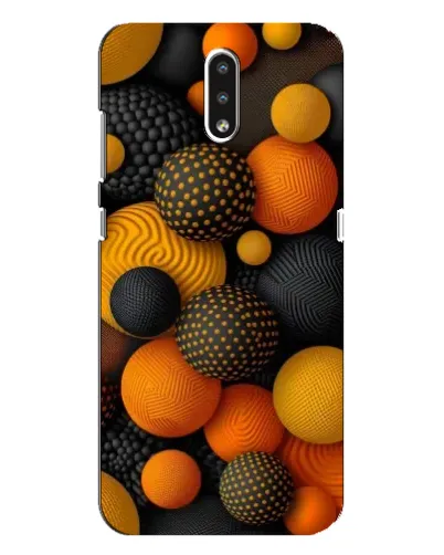 Чехол для Nokia 2.3 с картинкой «Объемные оранжевые сферы» Чехол для Nokia 2.3 с картинкой «Объемные оранжевые сферы»