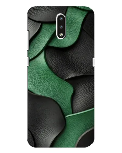 Чехол для Nokia 2.3 с картинкой «Зеленые кожаные волны» Чехол для Nokia 2.3 с картинкой «Зеленые кожаные волны»