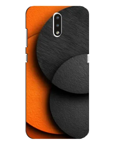 Чехол для Nokia 2.3 с картинкой «Геометрия оранжевых кругов» Чехол для Nokia 2.3 с картинкой «Геометрия оранжевых кругов»