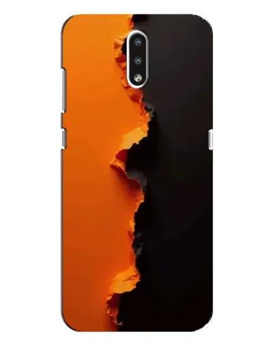 Чехол для Nokia 2.3 с картинкой «Оранжевый разлом» Чехол для Nokia 2.3 с картинкой «Оранжевый разлом»