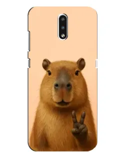 Чохол для Nokia 2.3 з картинкою «Капібара вікторія» Чохол для Nokia 2.3 з картинкою «Капібара вікторія»