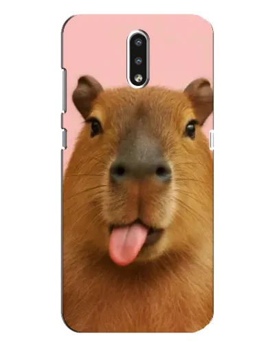 Чохол для Nokia 2.3 з картинкою «Капібара з язиком»