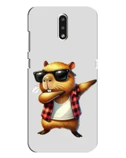 Чохол для Nokia 2.3 з картинкою «Капібара репер даб» Чохол для Nokia 2.3 з картинкою «Капібара репер даб»