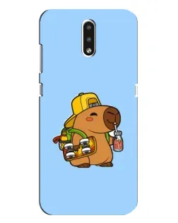 Чохол для Nokia 2.3 з картинкою «Капібара на скейті» Чохол для Nokia 2.3 з картинкою «Капібара на скейті»