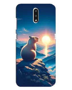Чохол для Nokia 2.3 з картинкою «Захід сонця з капібарою» Чохол для Nokia 2.3 з картинкою «Захід сонця з капібарою»