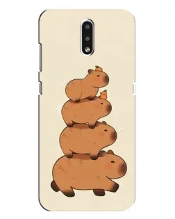 Чохол для Nokia 2.3 з картинкою «Вежа з капібар» Чохол для Nokia 2.3 з картинкою «Вежа з капібар»