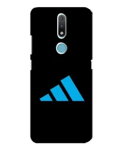 Чохол для Nokia 2.4 з картинкою «Adidas Cyan Logo»