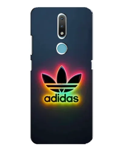 Чохол для Nokia 2.4 з картинкою «Неоновий Adidas»